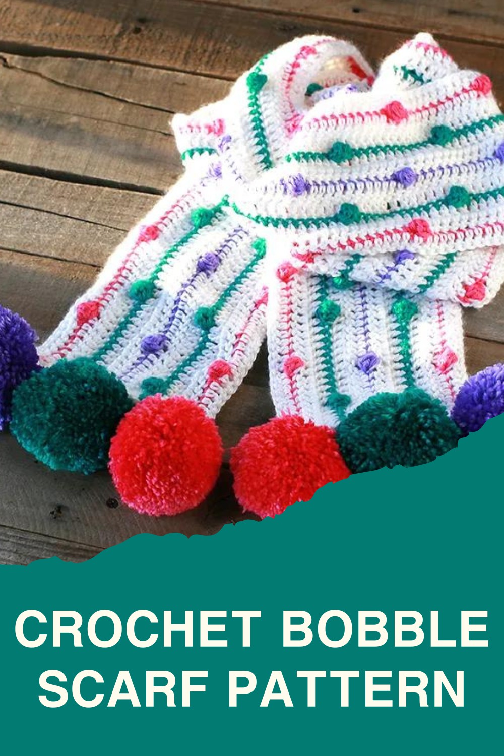 Crochet Bobble Scarf Pattern