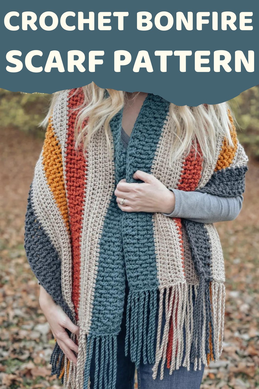 Crochet Bonfire Scarf Pattern