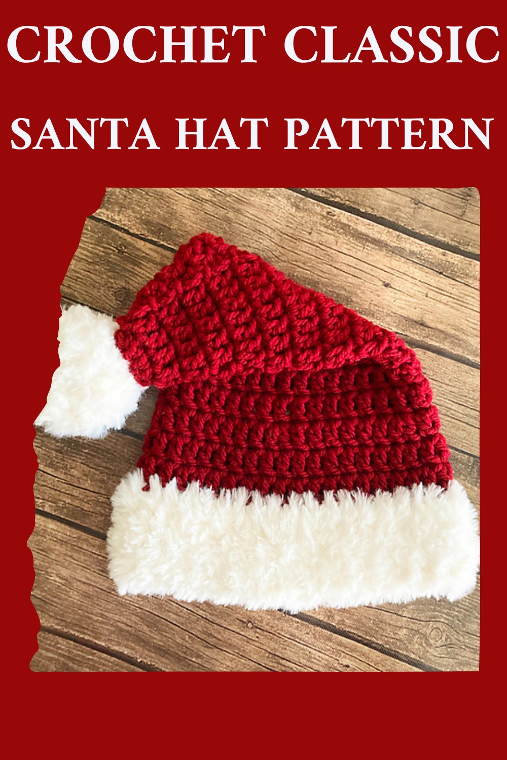 Crochet Classic Santa Hat Pattern