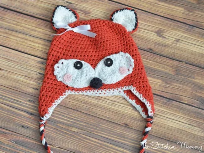 Crochet Fox Hat Pattern