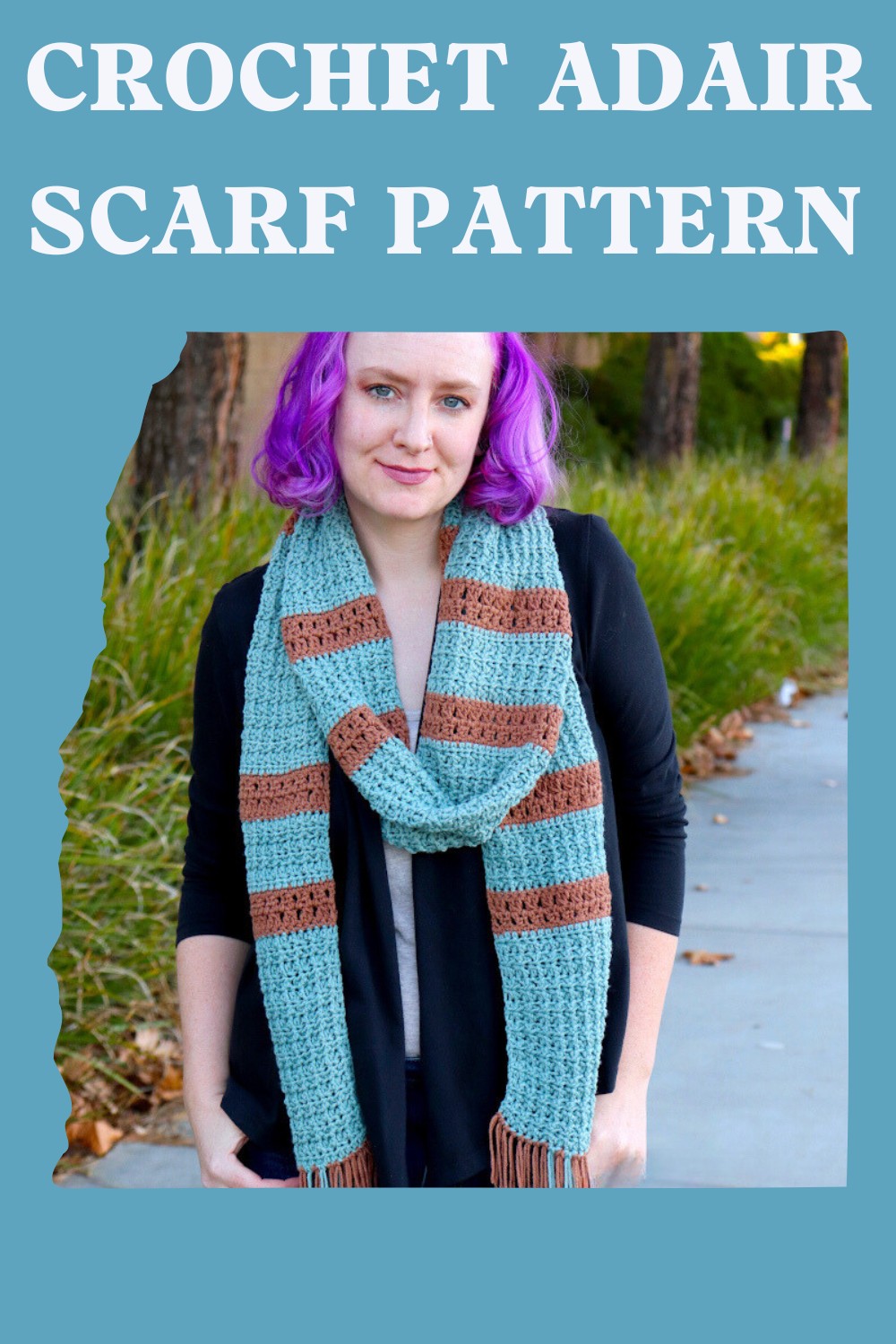Crochet Free Adair Scarf Pattern 