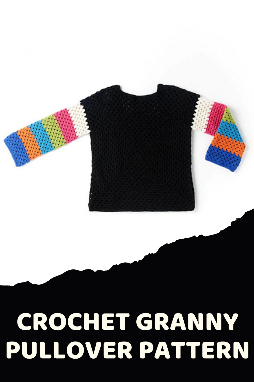 Crochet Granny Pullover Pattern