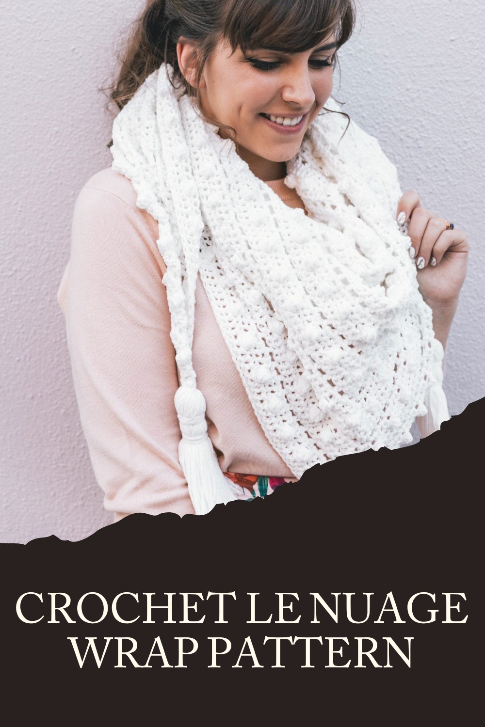 Crochet Le Nuage Wrap Pattern
