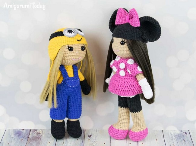 Crochet Minion Costume Crochet Doll Pattern