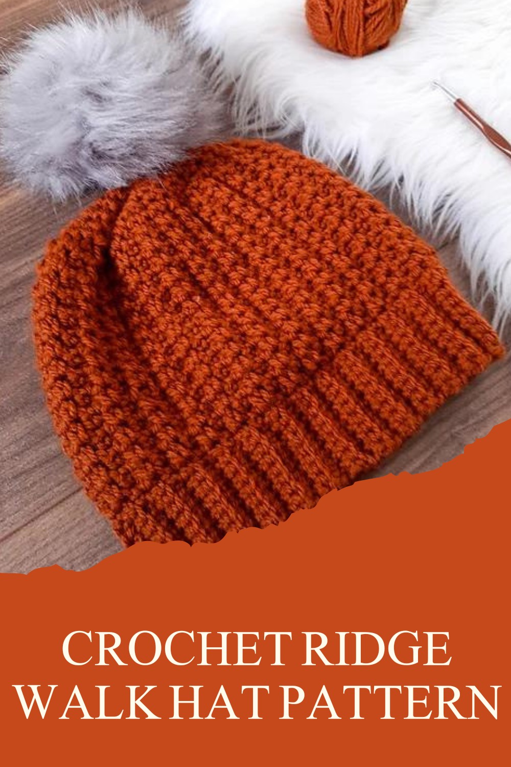 Crochet Ridge Walk Hat Pattern