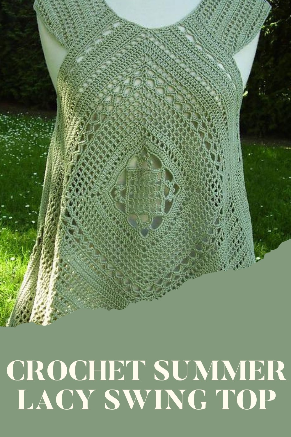 Crochet Summer Lacy Swing Top