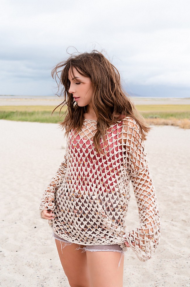 Crochet The Palmar Pullover Pattern