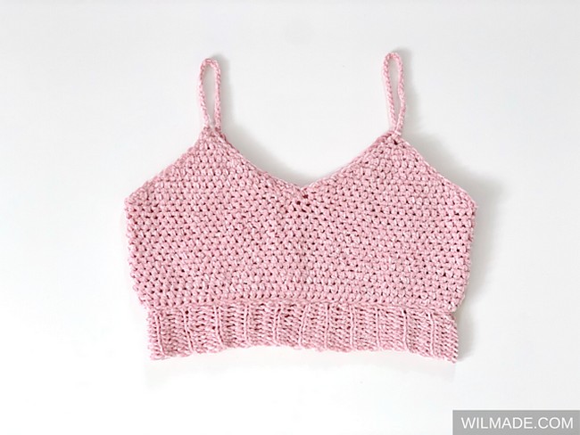 Crochet Velvet Crop Top Pattern