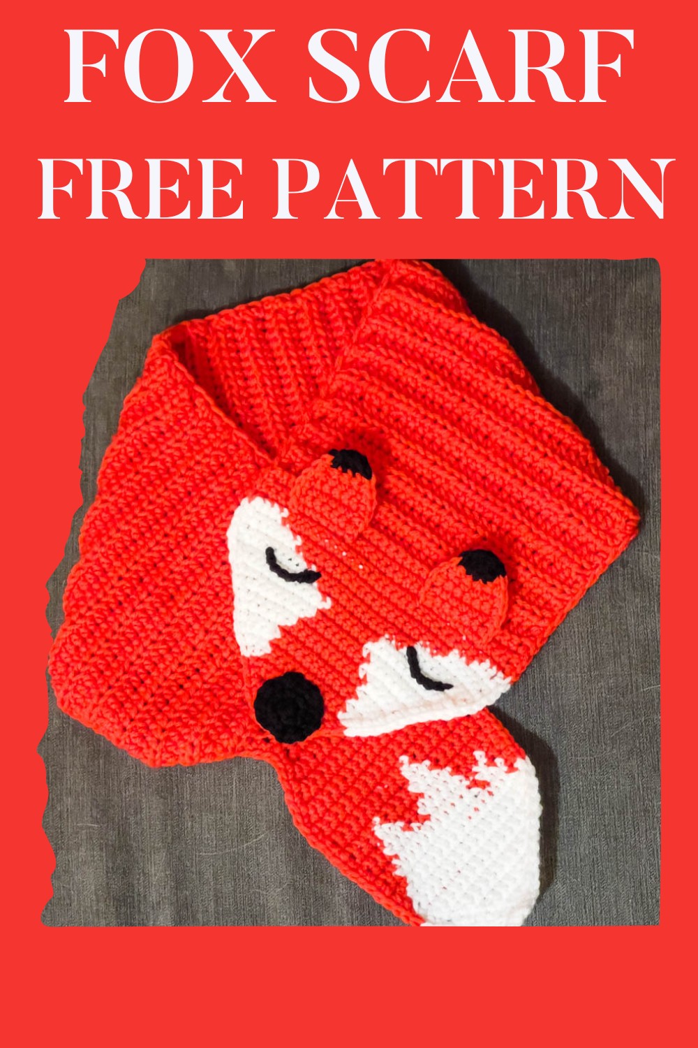 Fox Scarf Free Pattern