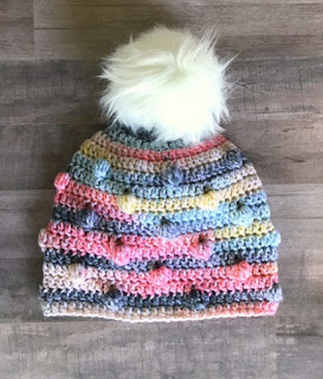 Free Crochet Hat Pattern- The Bobble Hat