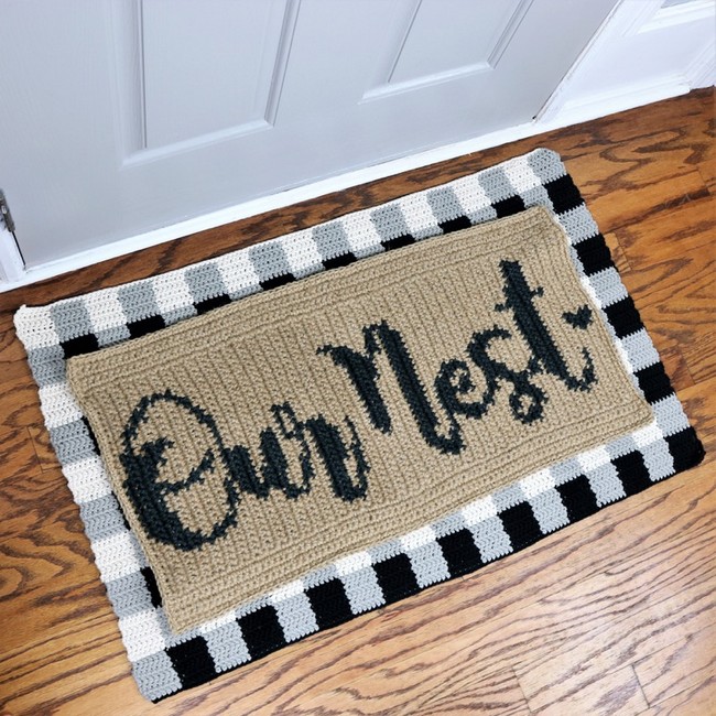 Our Nest Mat Crochet Pattern