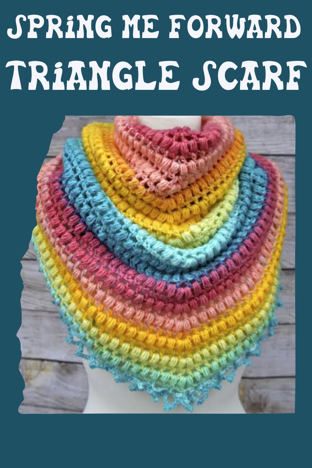 Spring Me Forward Triangle Scarf