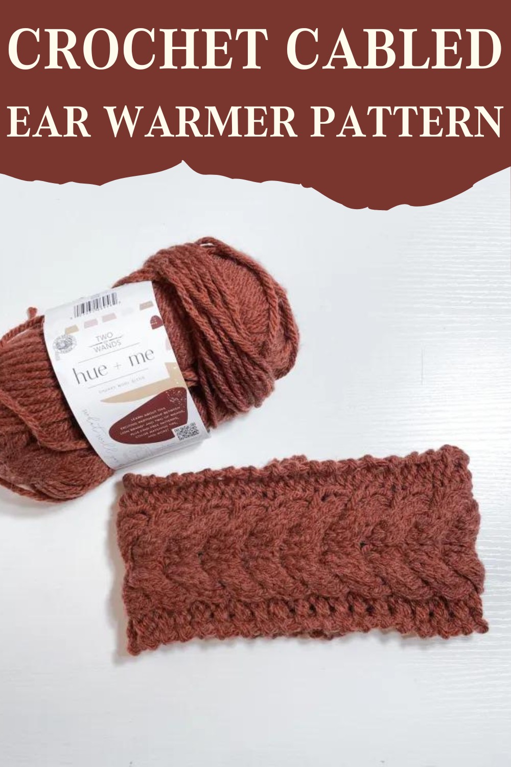 Crochet Cabled Ear Warmer Pattern