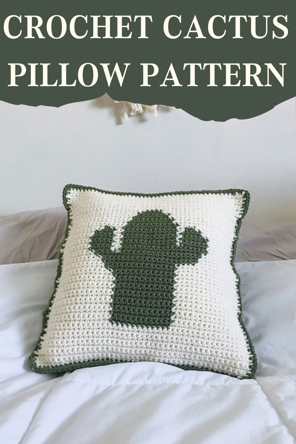 Crochet Cactus Pillow Pattern