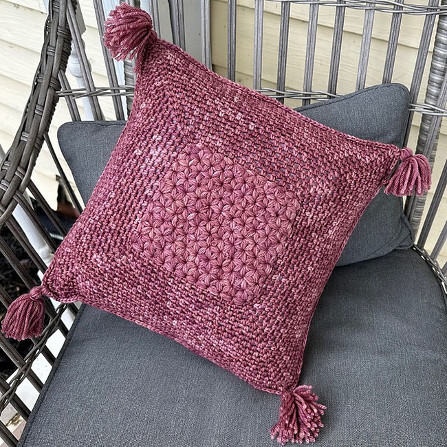 Crochet Desert Flower Pillow Pattern