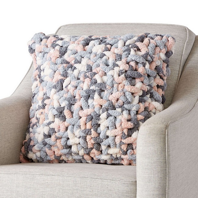 Crochet Sowing Seeds Stitch Pillow Pattern