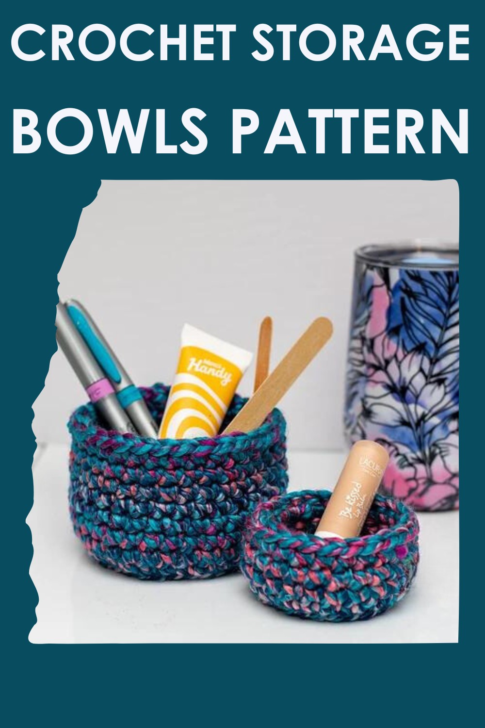 Crochet Storage Bowls Pattern