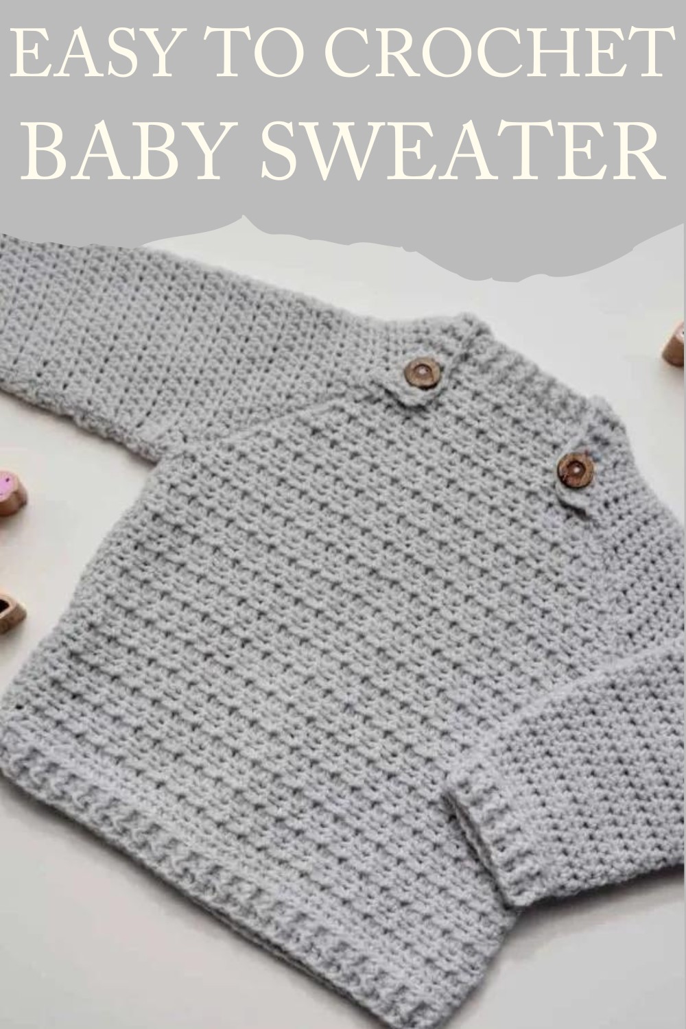 Easy To Crochet Baby Sweater