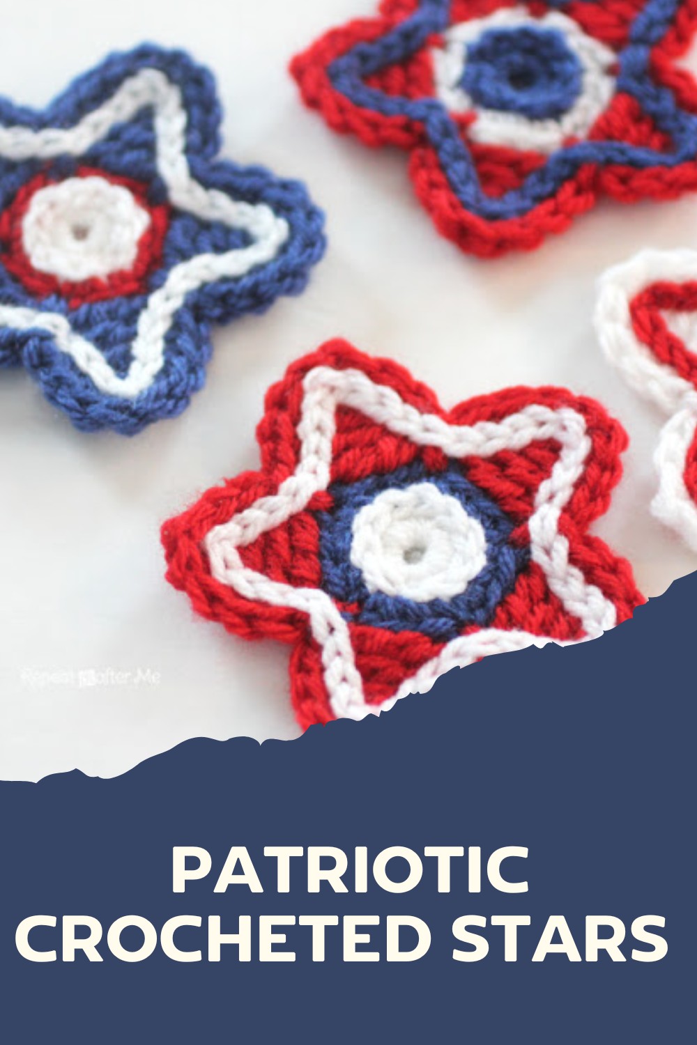 Patriotic Crocheted Stars Pattern