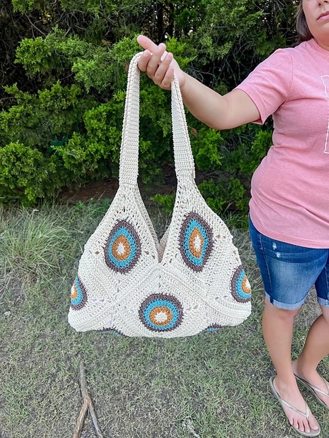 Crochet Boho Circle Bag Pattern