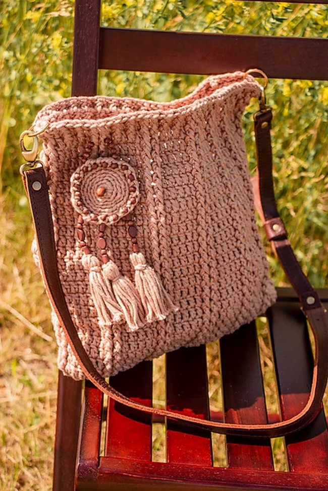 Crochet Boho Medallion Bag Pattern
