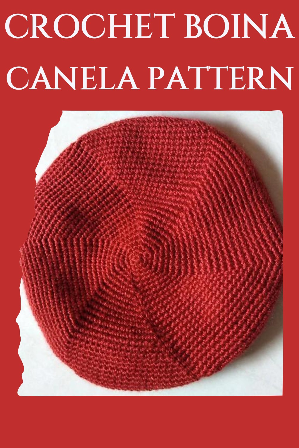 Crochet Boina Canela Pattern