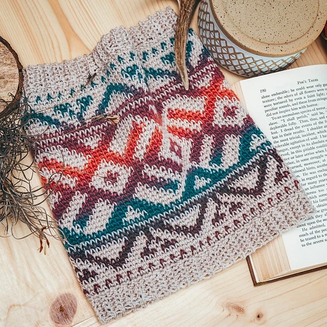 Crochet Desert Boho Cowl Pattern