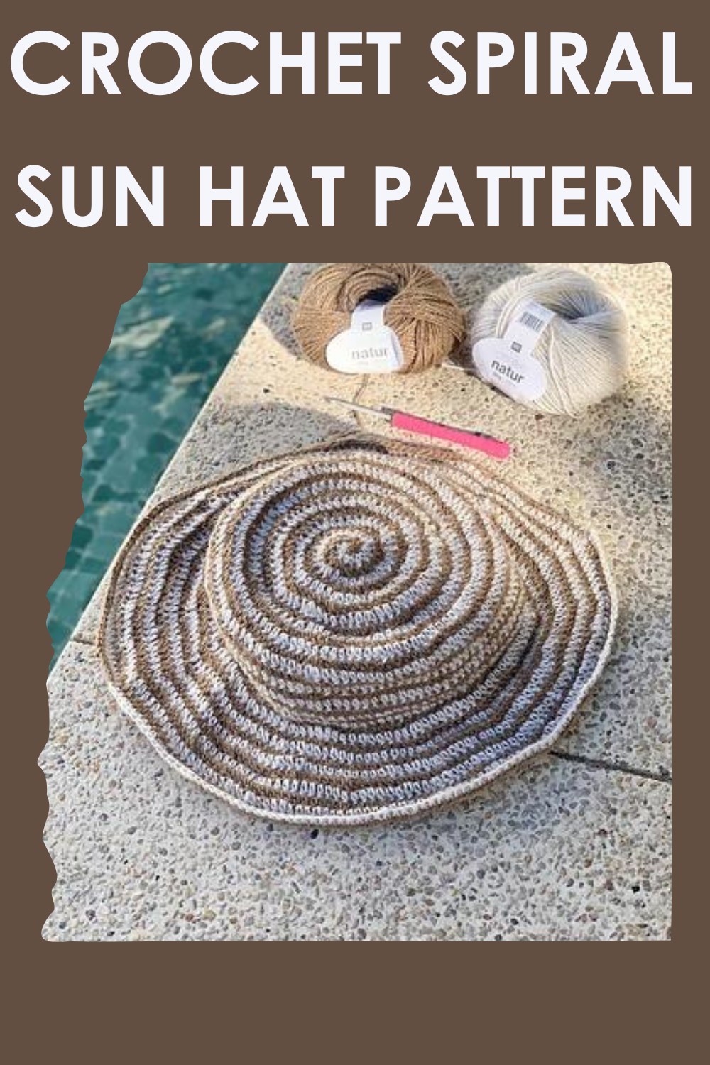 Crochet Spiral Sun Hat Pattern