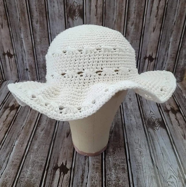 Crochet Summer Sunshine Sun Hat Pattern