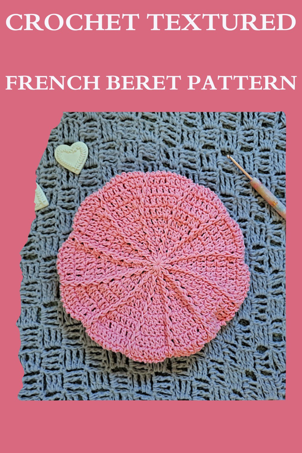 Crochet Textured French Beret Pattern