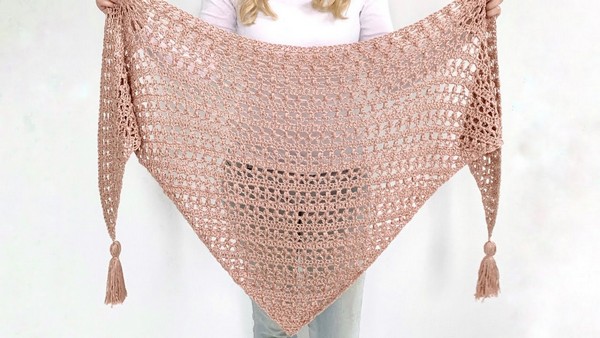 Crochet Vintage Tulip Shawl