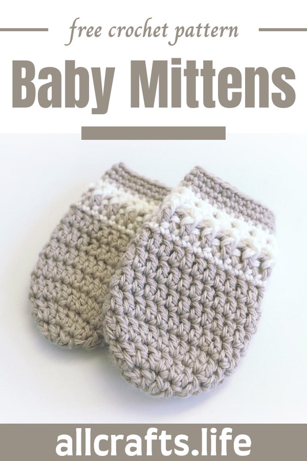 Crochet Baby Mittens Pattern
