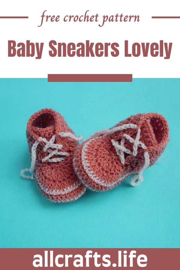Crochet Baby Sneakers Lovely Pattern
