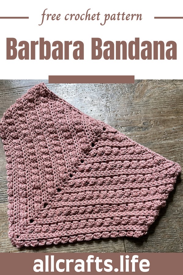 Crochet Barbara Bandana Pattern