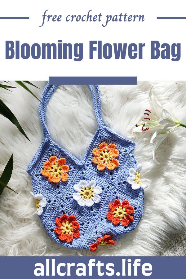Crochet Blooming Flower Bag Pattern