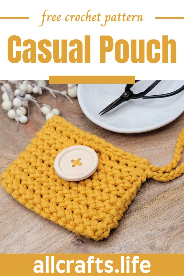 Crochet Casual Pouch Pattern