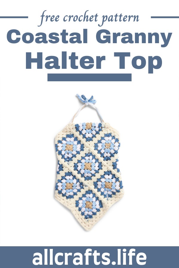 Crochet Coastal Granny Halter Top Pattern