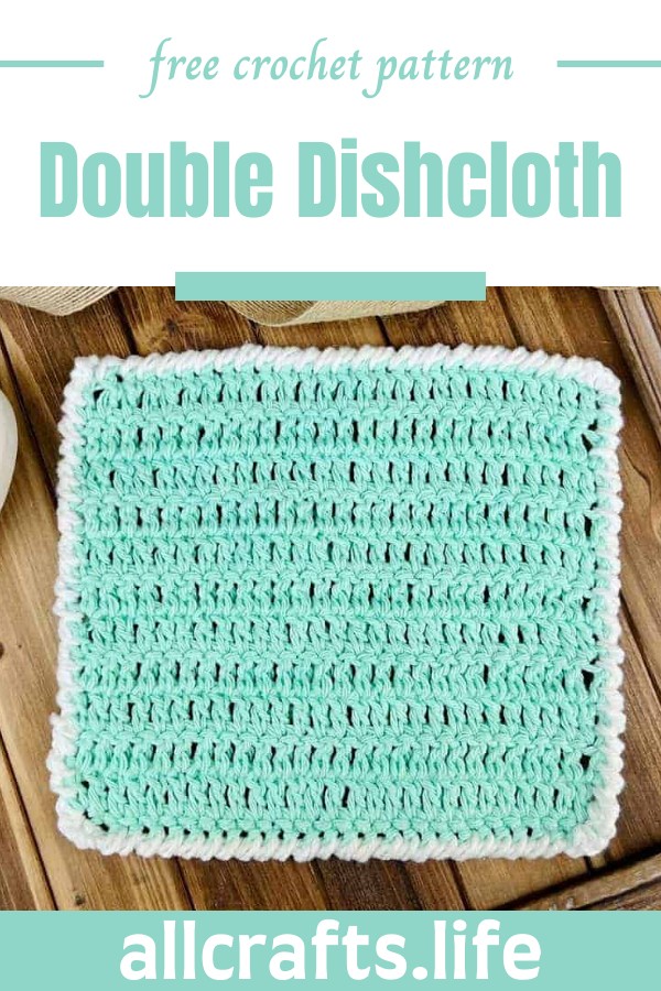 Crochet Double Dishcloth Pattern