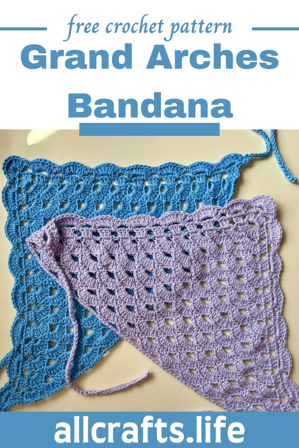 Crochet Grand Arches Bandana Pattern