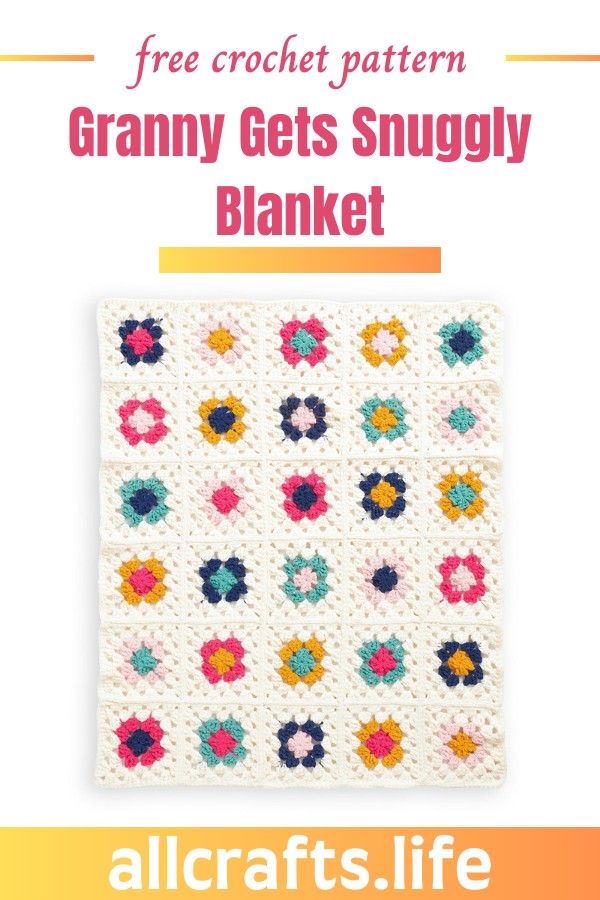 Crochet Granny Gets Snuggly Blanket Pattern