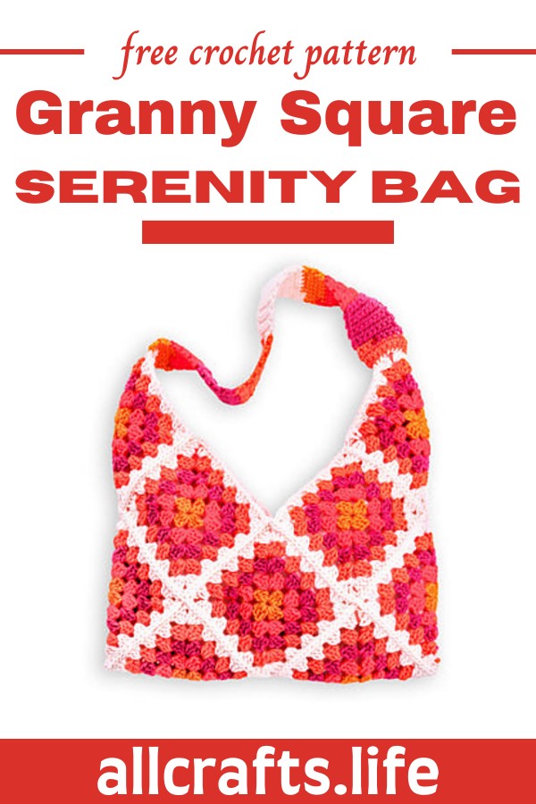 Crochet Granny Square Serenity Bag Pattern