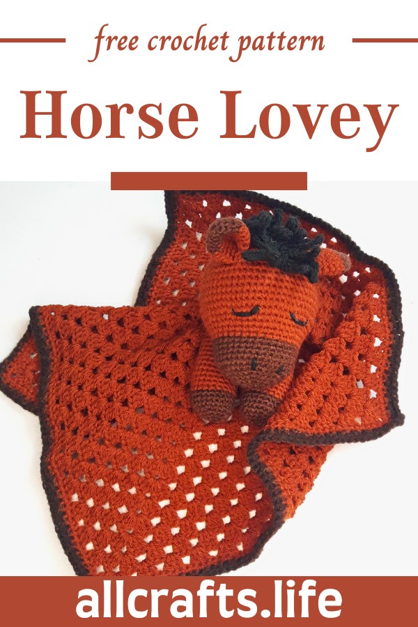 Crochet Horse Lovey Pattern