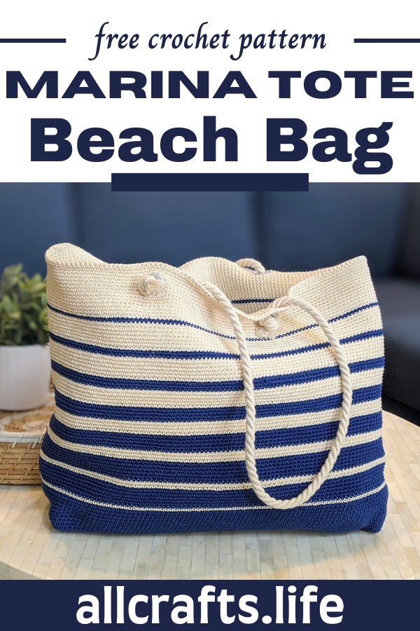 Crochet Marina Tote Beach Bag Pattern