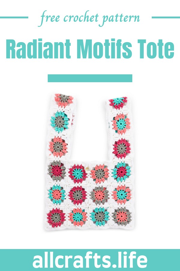 Crochet Radiant Motifs Tote Pattern