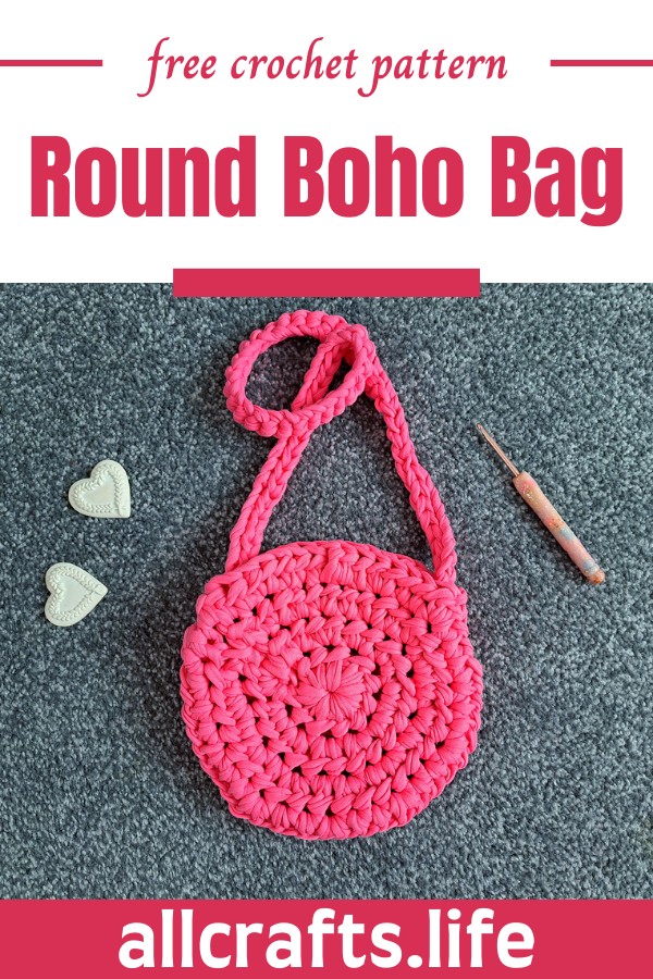 Crochet Round Boho Bag Pattern