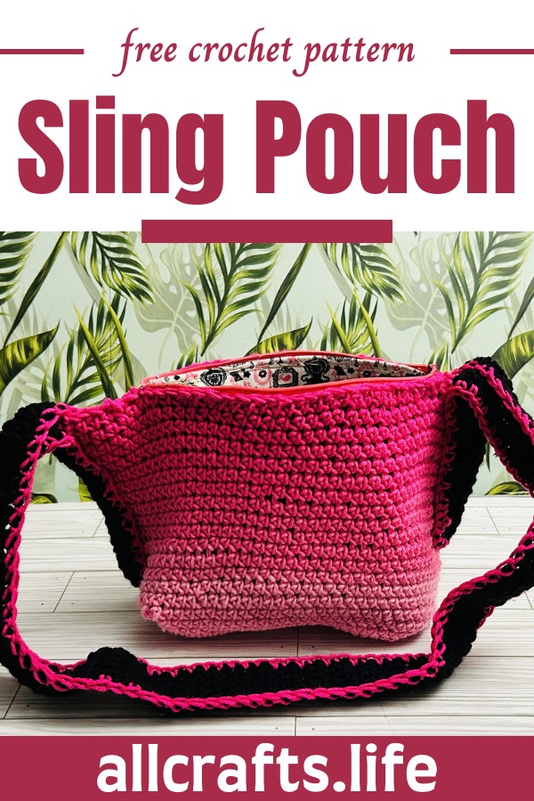 Crochet Sling Pouch Pattern