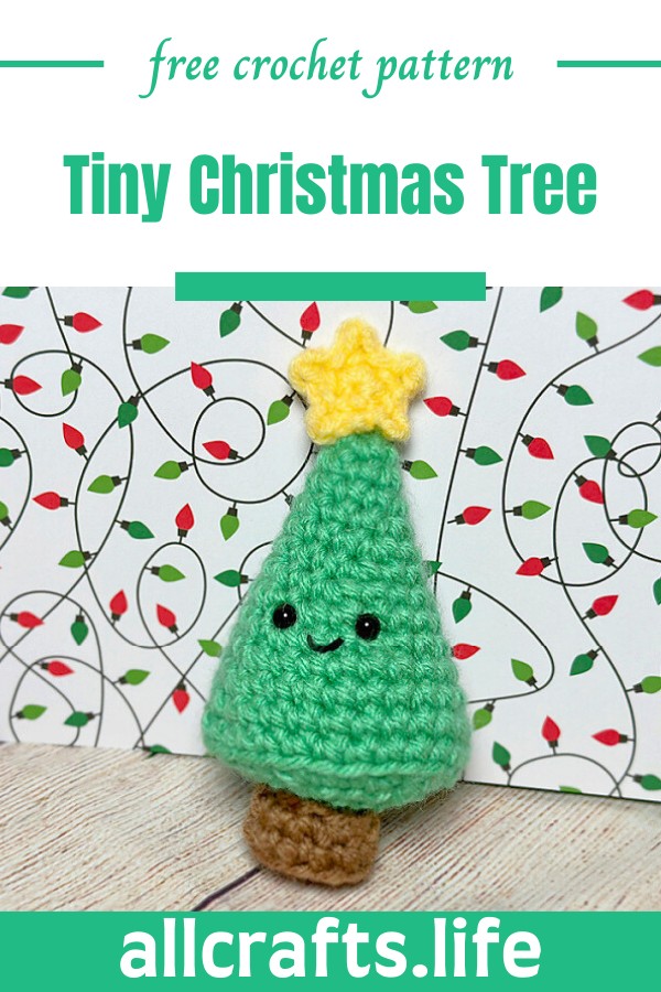 Crochet Tiny Christmas Tree Pattern