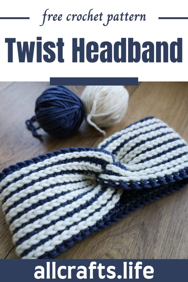 Crochet Twist Headband Pattern