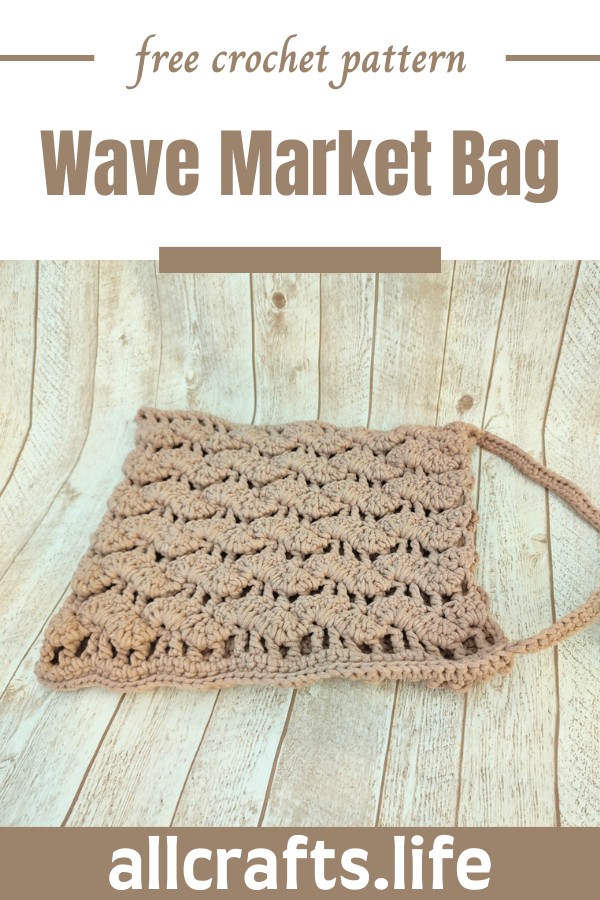 Crochet Wave Market Bag Pattern
