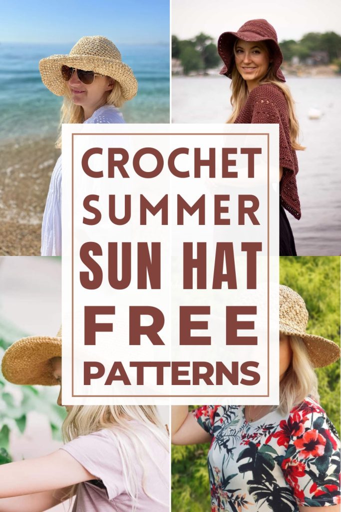 15 Free Crochet Sun Hat Patterns For Summer Wardrobe - The Cochetry